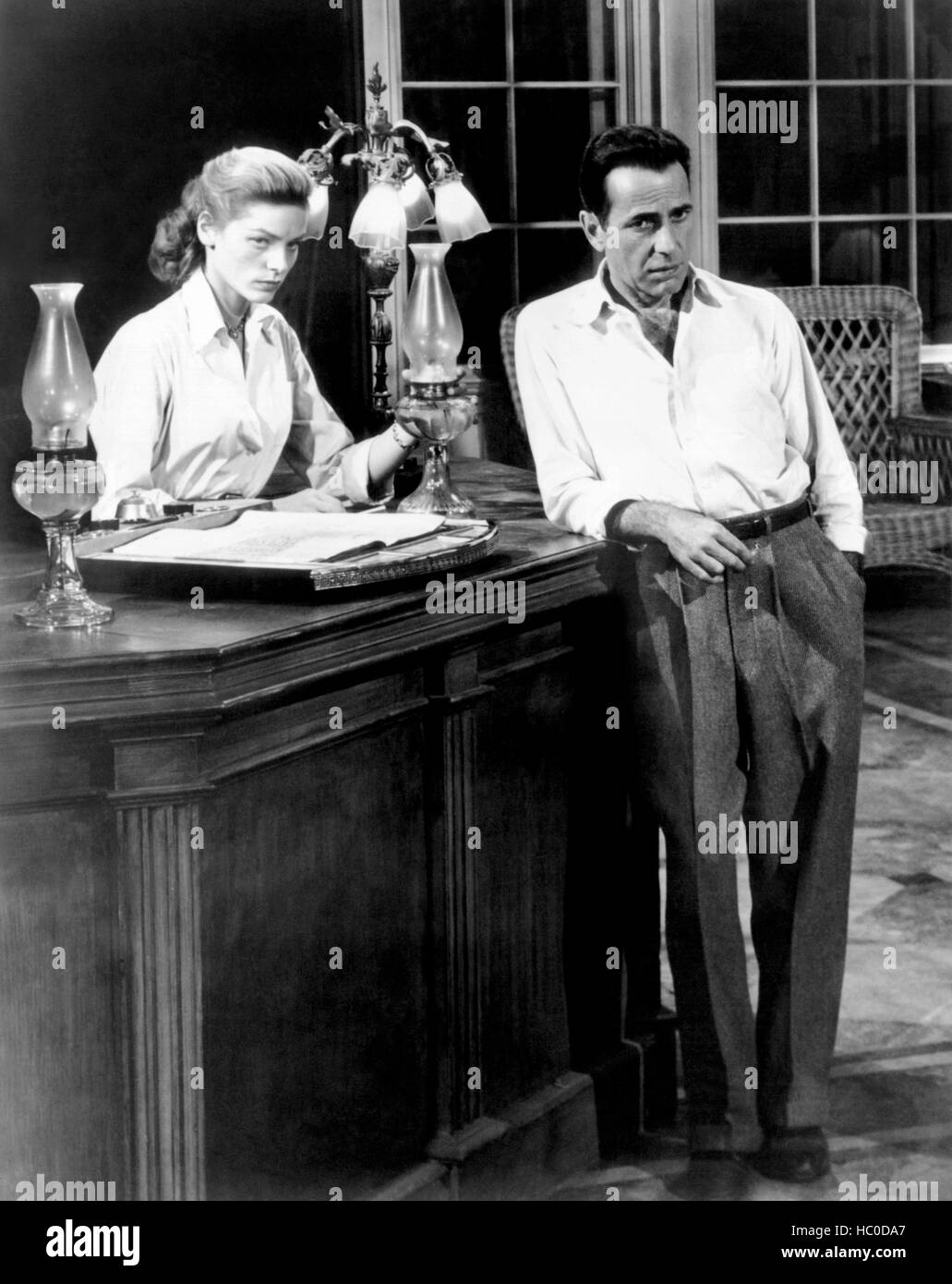 KEY LARGO, from left, Lauren Bacall, Humphrey Bogart, 1948 Stock Photo ...