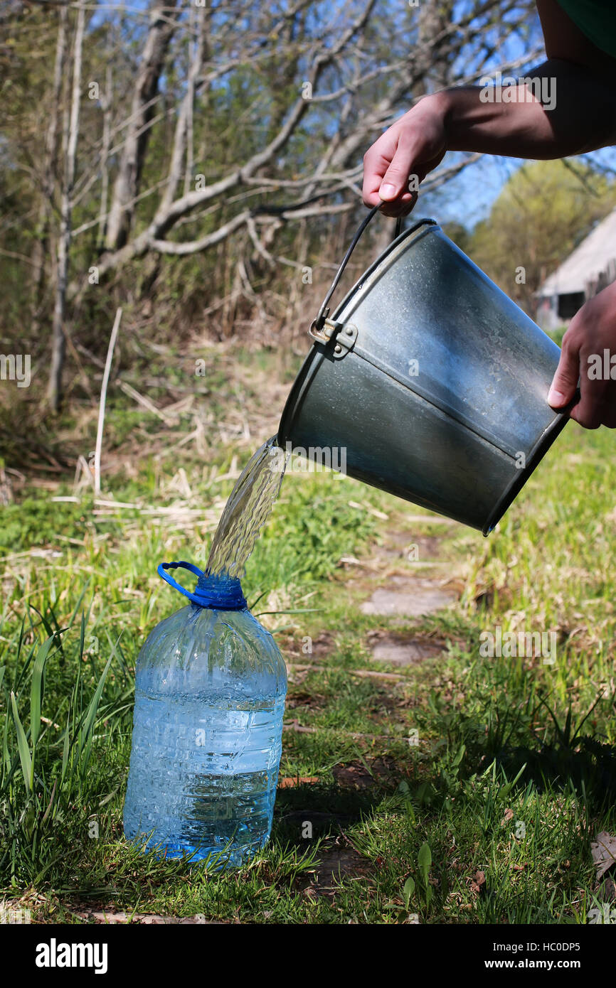 draw water from the well Stock Photo Alamy