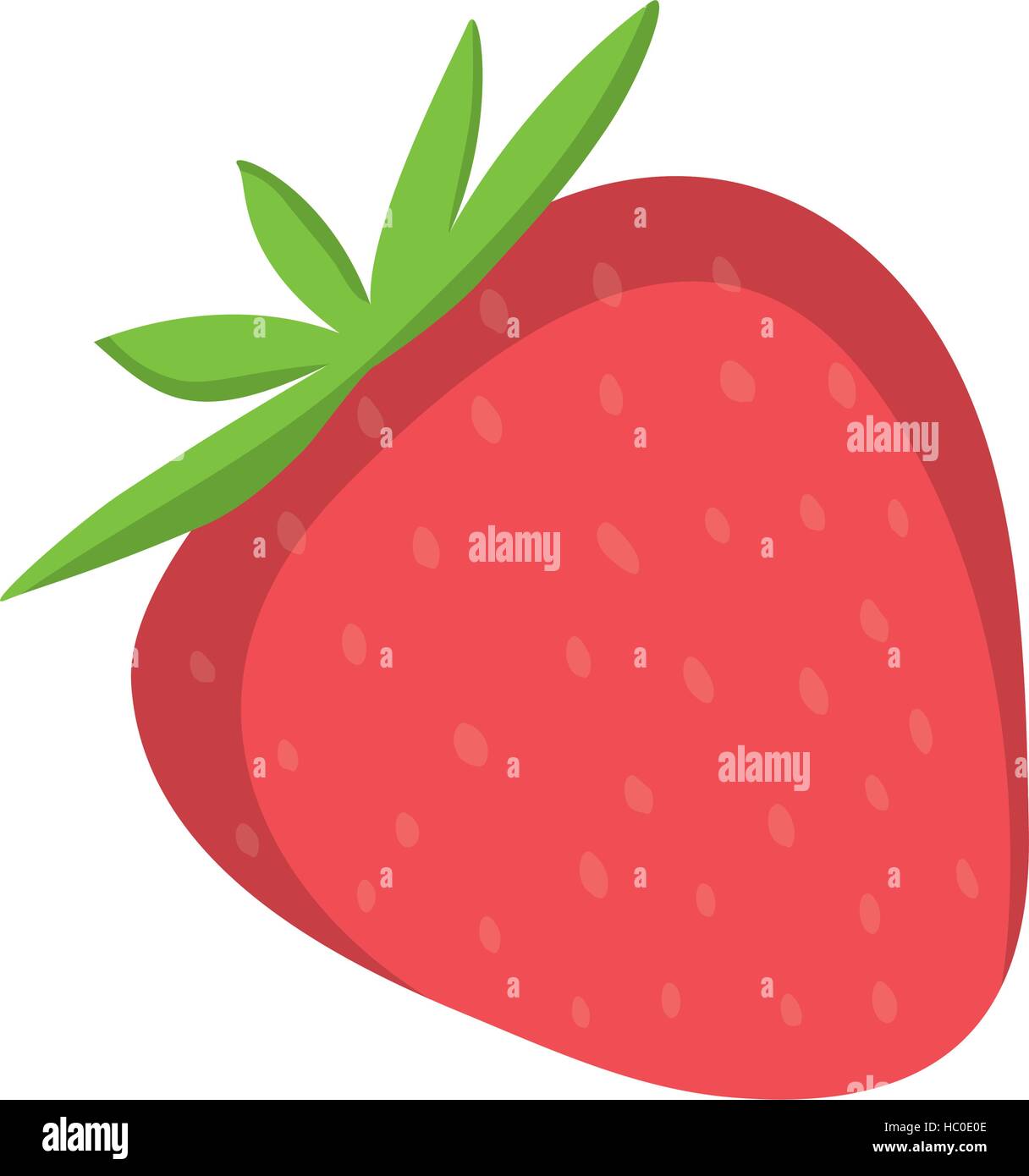 strawberry fresh fruit icon vector illustration graphic design Stock ...