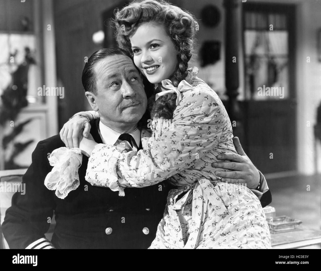 KISS AND TELL, Robert Benchley, Shirley Temple, 1945 Stock Photo Alamy