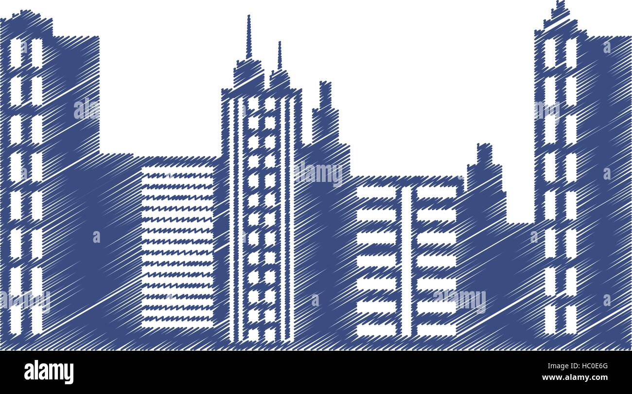 City urban buildings icon vector illustration graphic design Stock ...
