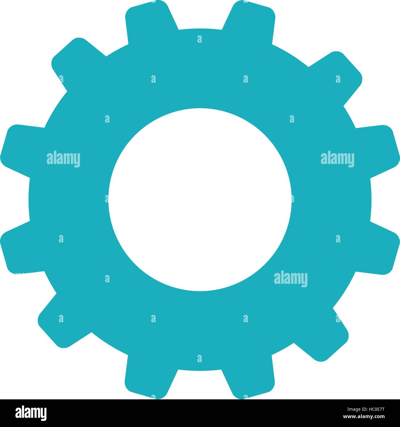 gear cog wheel icon vector illustration graphic design Stock Vector