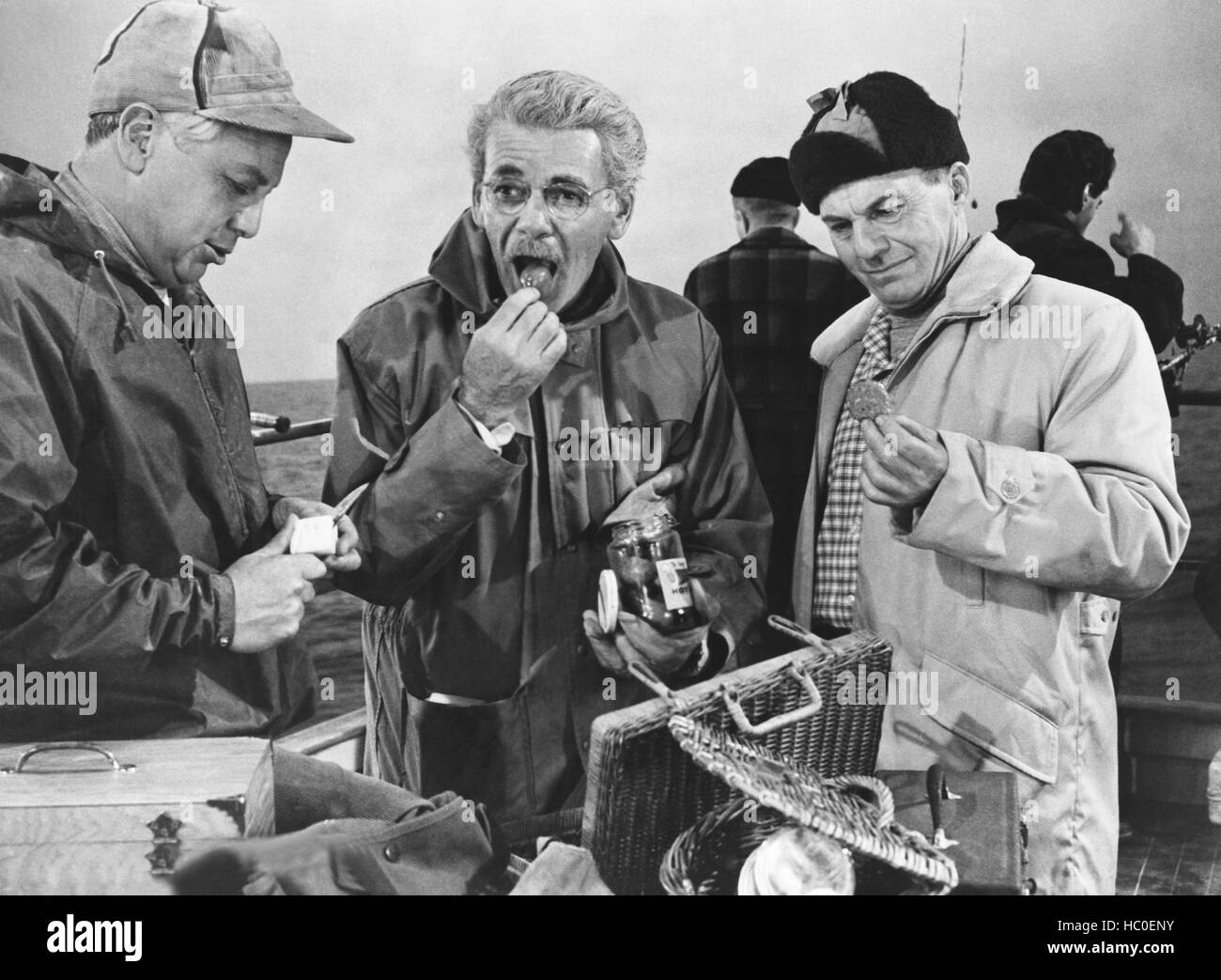 THE LAST ANGRY MAN, From Left: Fred Aldrich, Paul Muni, David Wayne ...