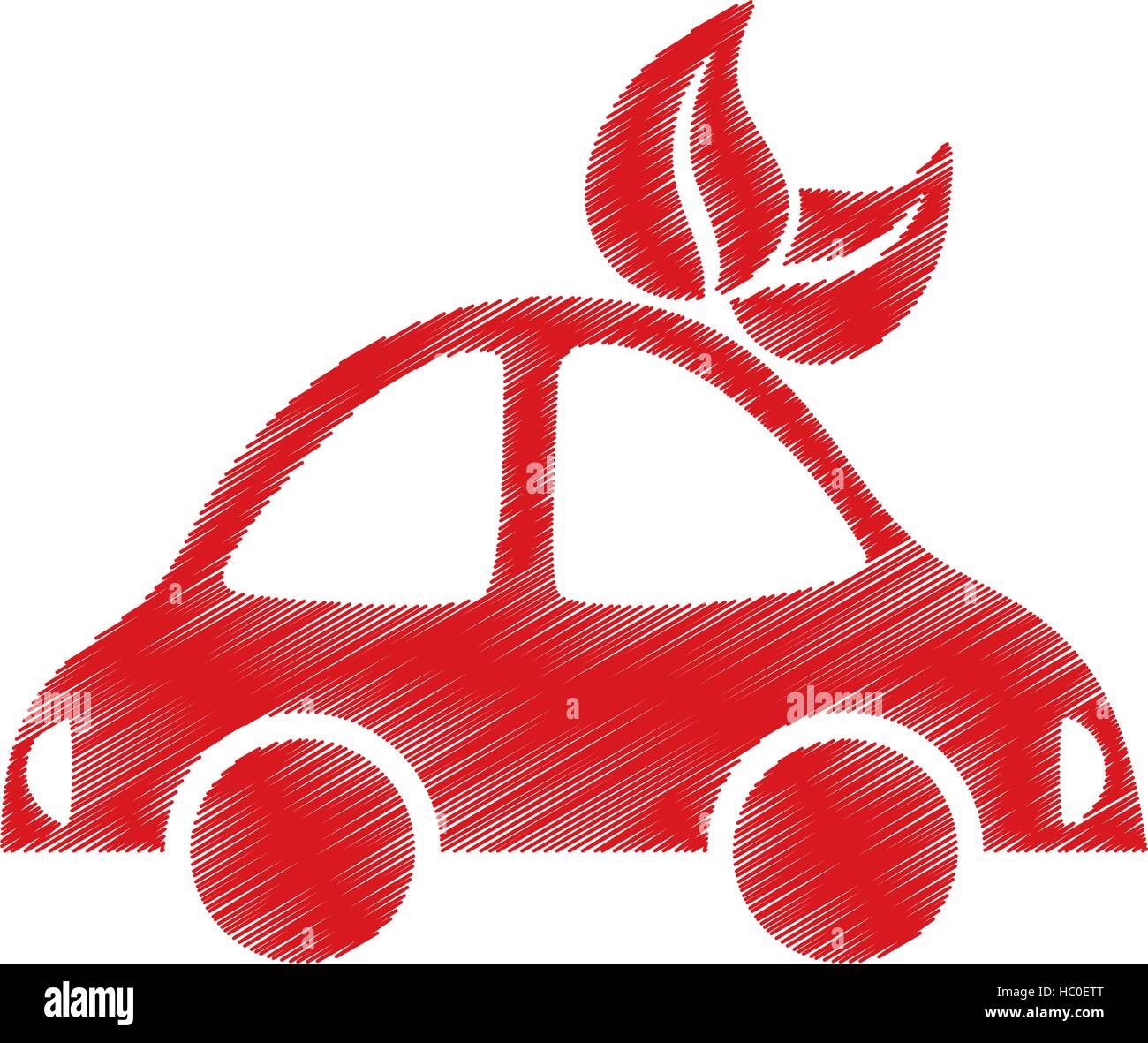 Electric Car Symbol Icon Vector Illustration Graphic Design Stock