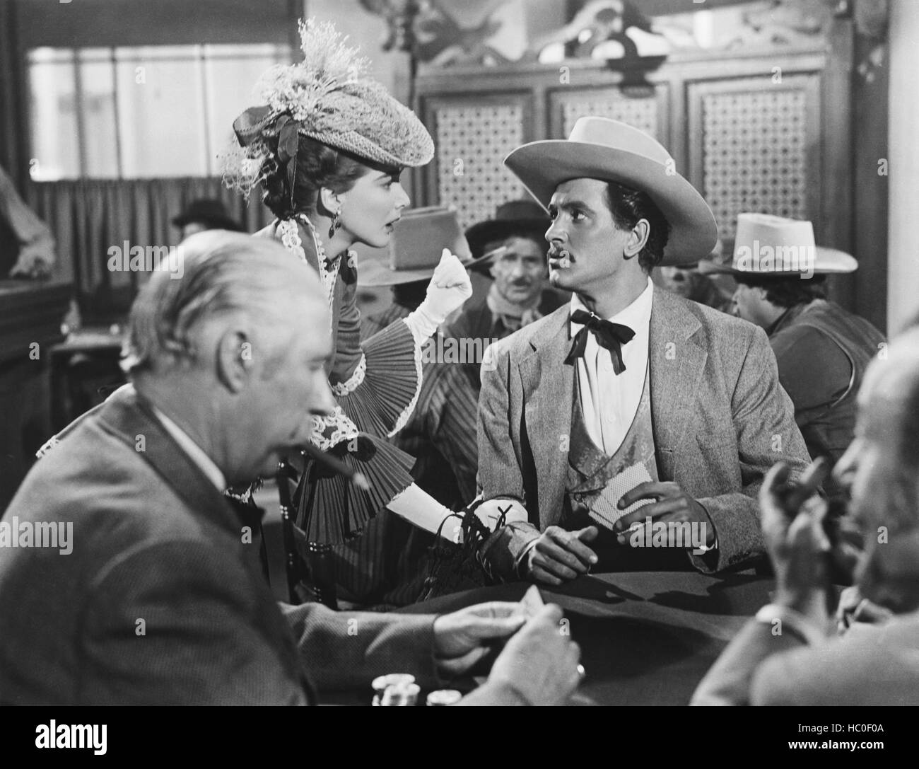 THE LAWLESS BREED, fron left: Julie Adams, Rock Hudson, 1953 Stock ...