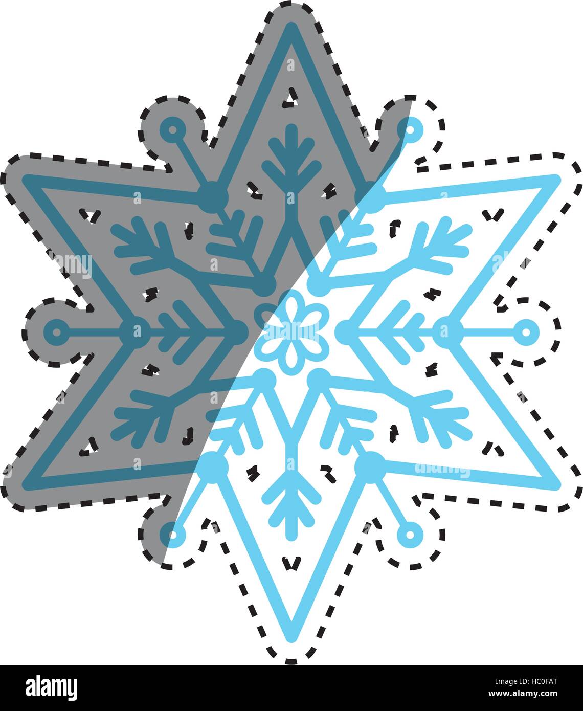 snowflake winter snow icon vector illustration graphic design Stock ...