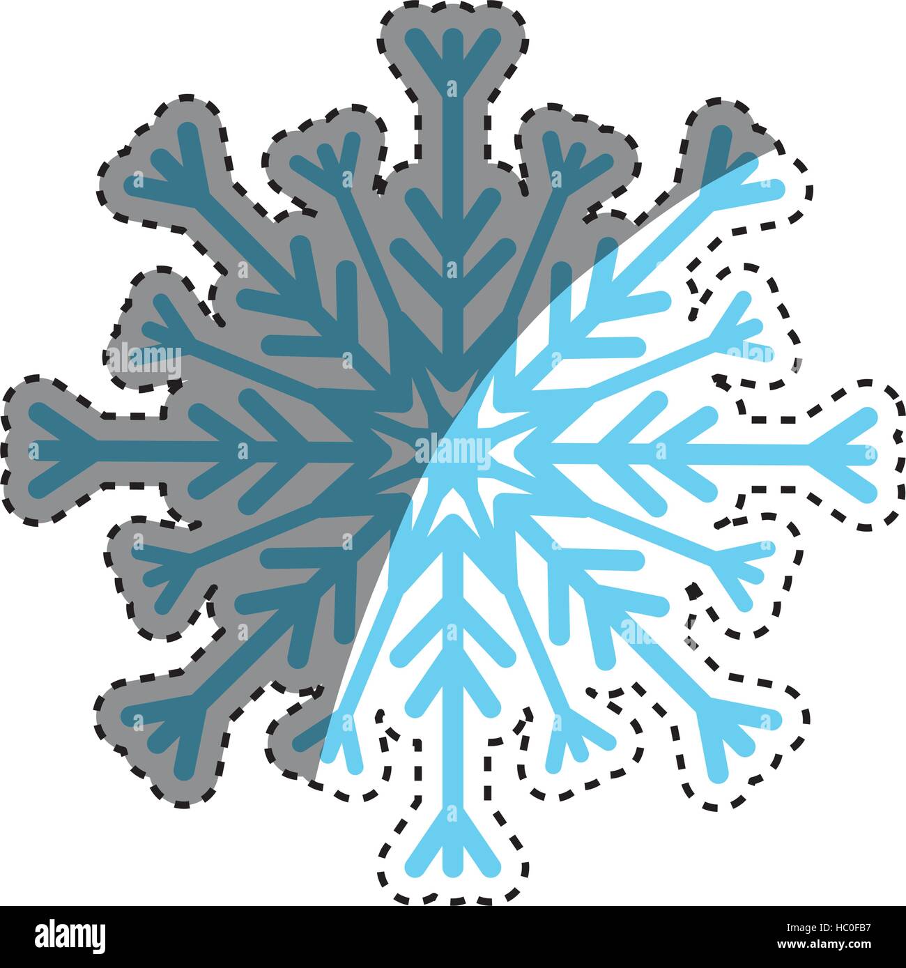 snowflake winter snow icon vector illustration graphic design Stock ...