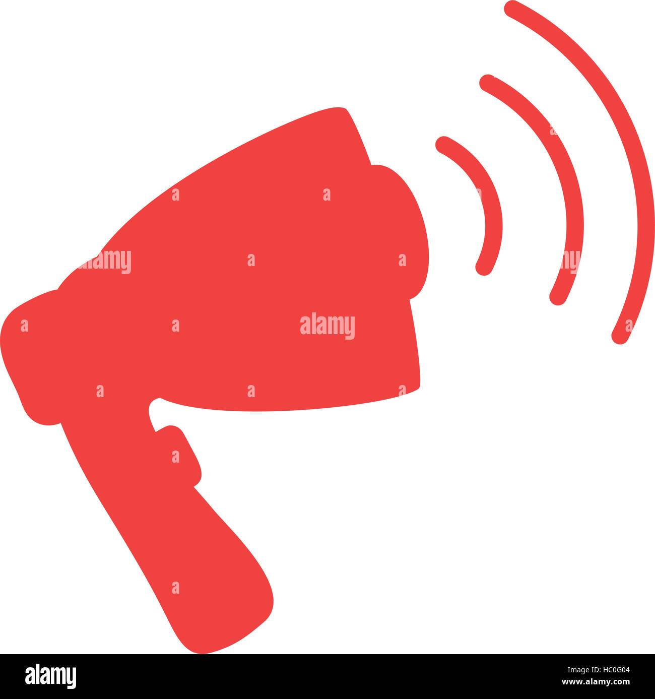 advertising bullhorn loudspeaker icon vector illustration graphic ...