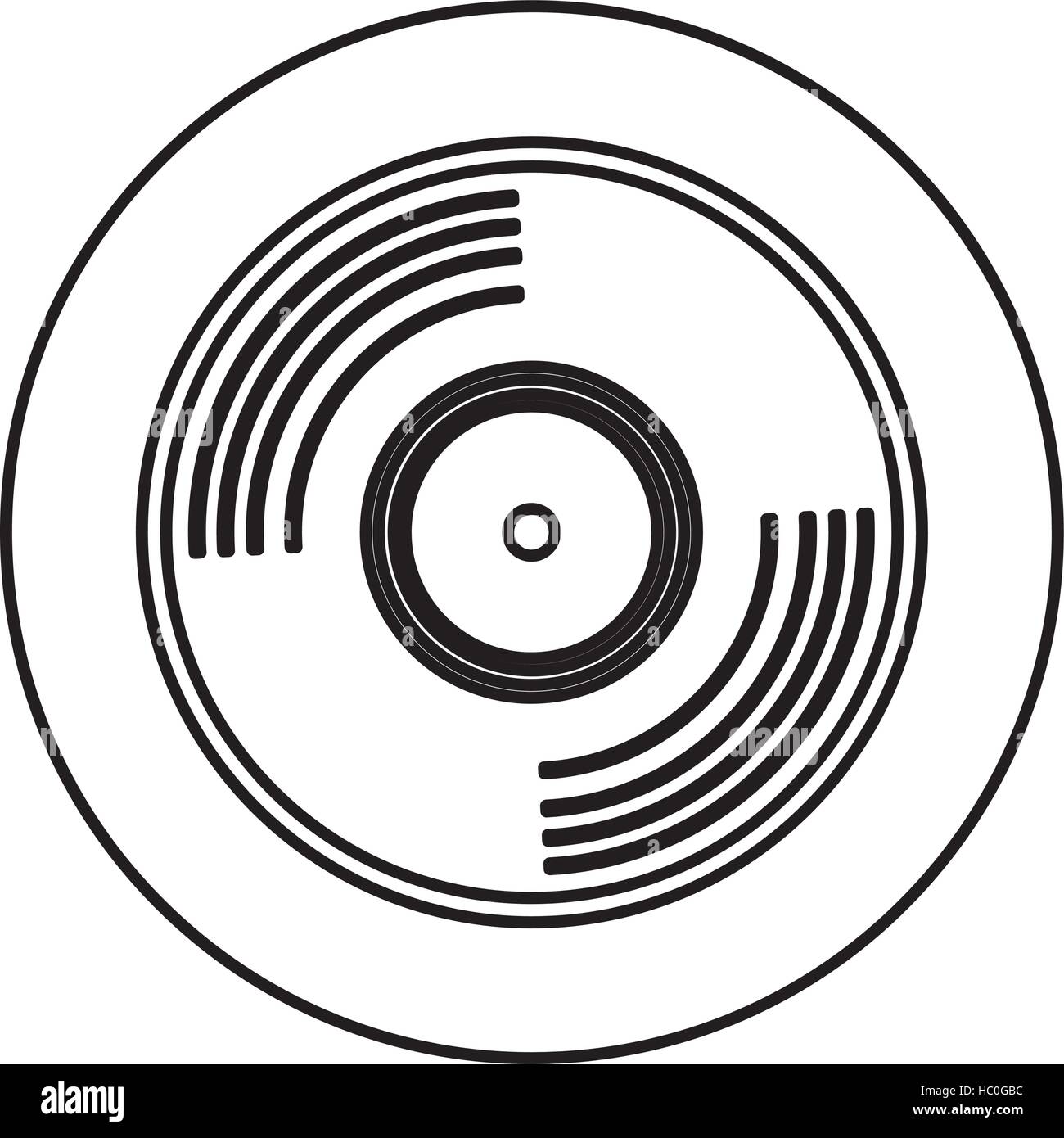 vinyl vintage record icon vector illustration graphic design Stock ...