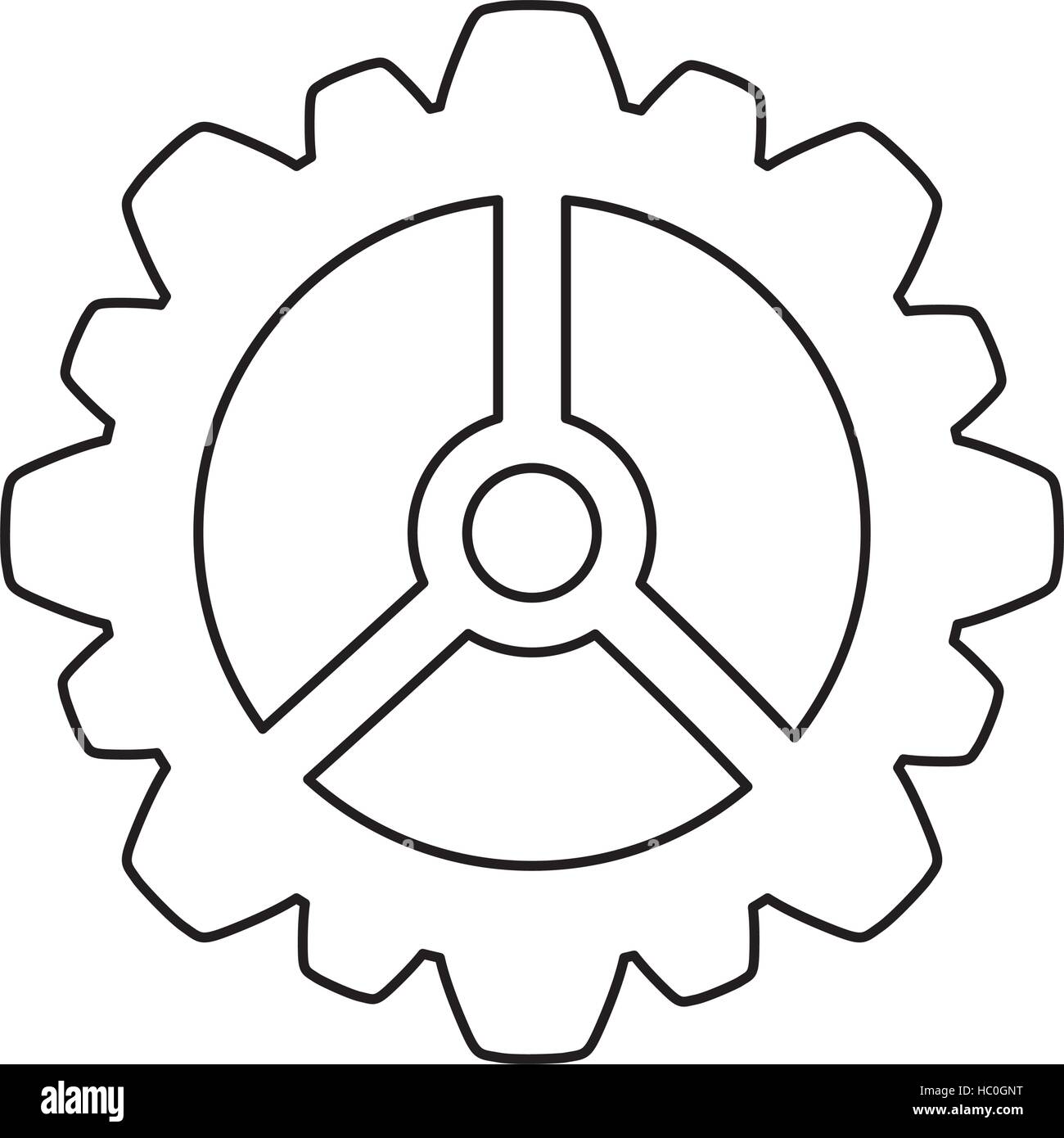 gear cog wheel icon vector illustration graphic design Stock Vector ...