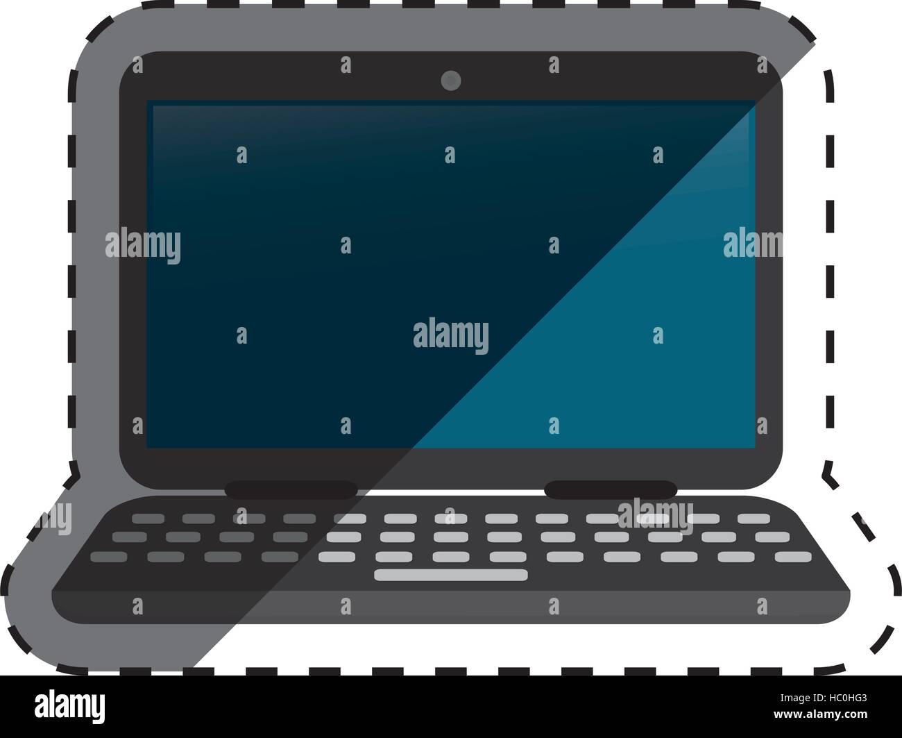 Laptop pc technology icon vector illustration graphic design Stock ...