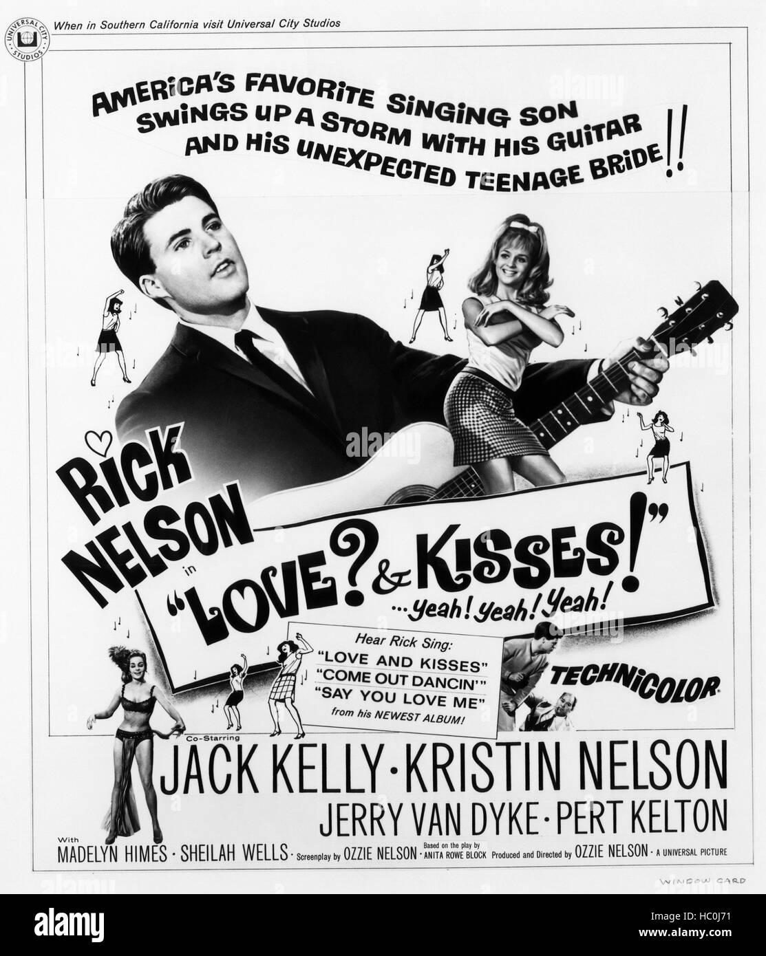 LOVE AND KISSES, Rick Nelson, Kristin Nelson, (aka Kristin Harmon