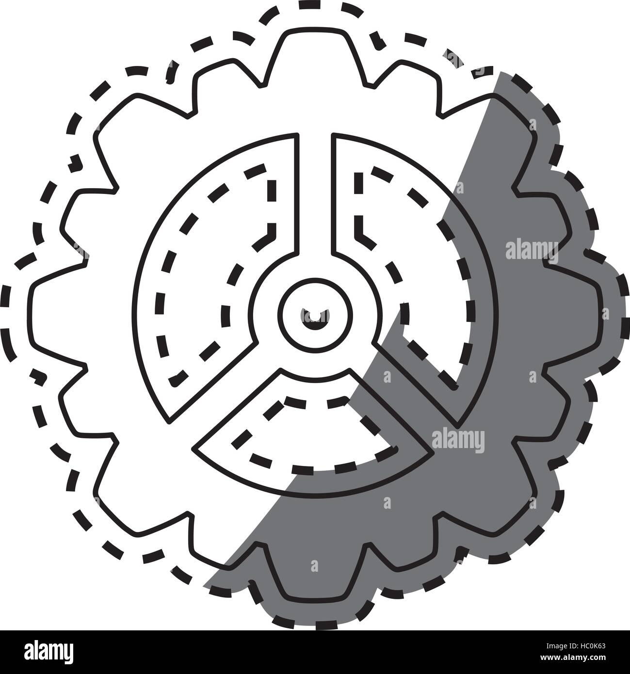 gear cog wheel icon vector illustration graphic design Stock Vector ...