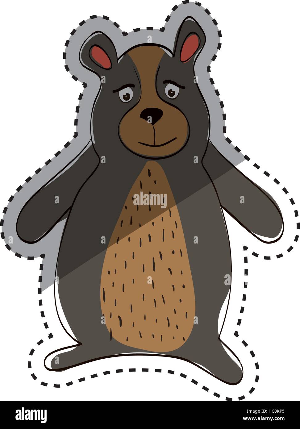 Cute bear cartoon icon vector illustration graphic design Stock Vector ...
