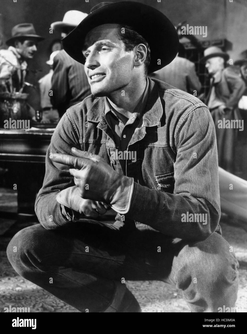 LUCY GALLANT, Charlton Heston, 1955 Stock Photo - Alamy