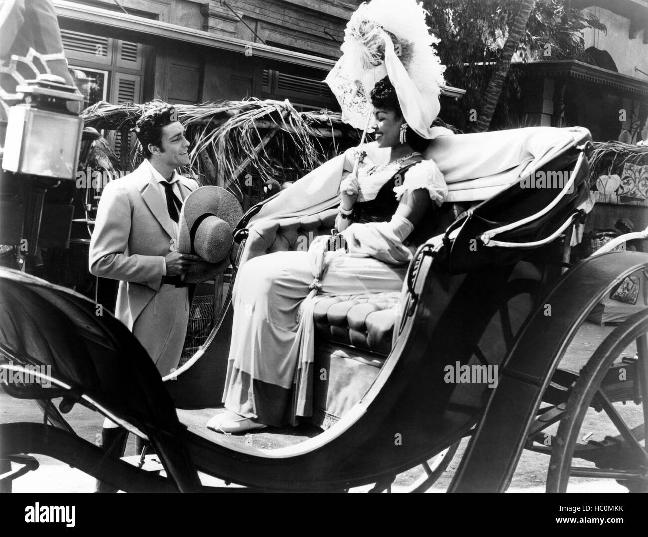 LYDIA BAILEY, from left, Dale Robertson, Rosalind Hayes, 1952, TM and