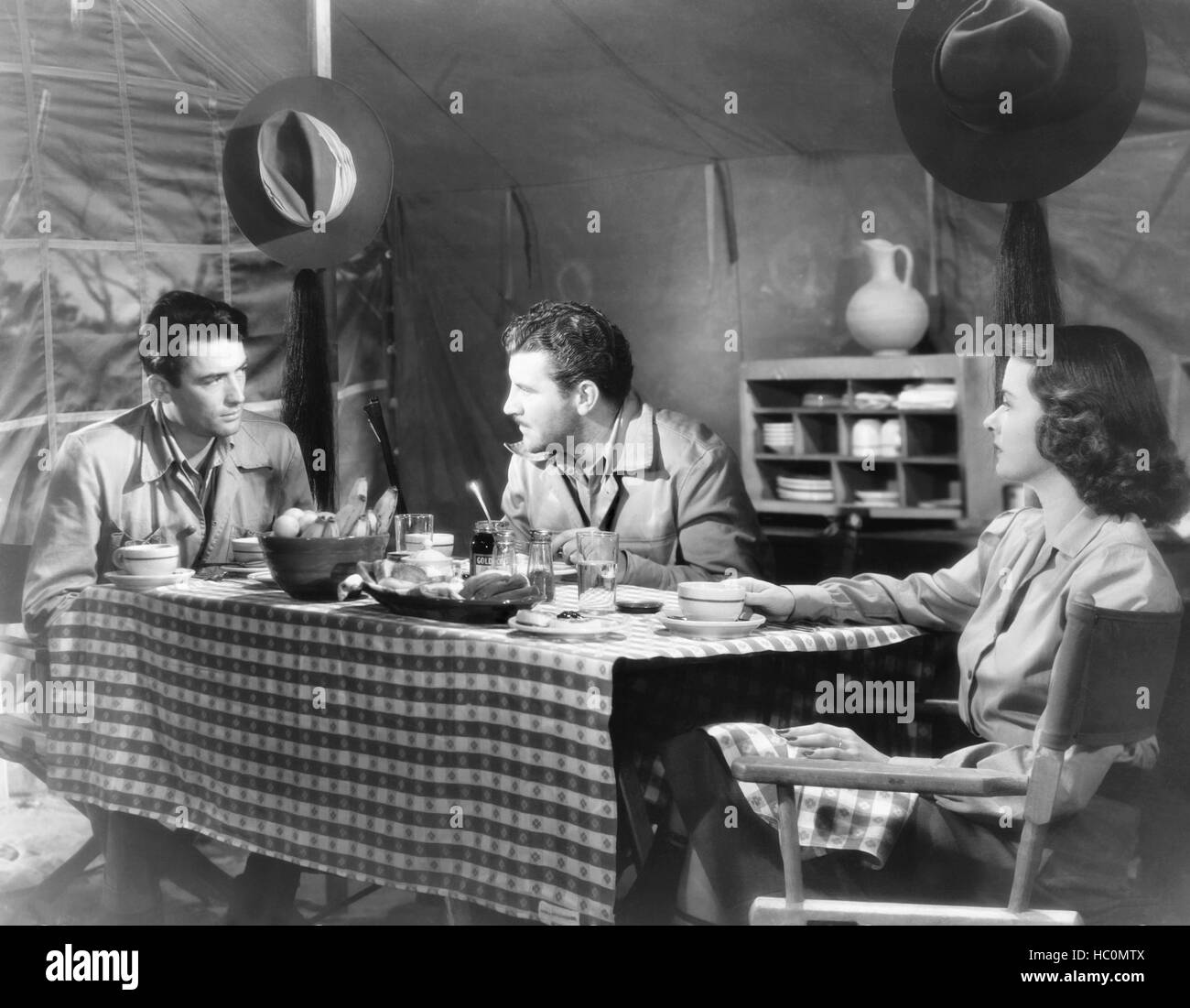 THE AFFAIR, from left Gregory Peck, Robert Preston, Joan
