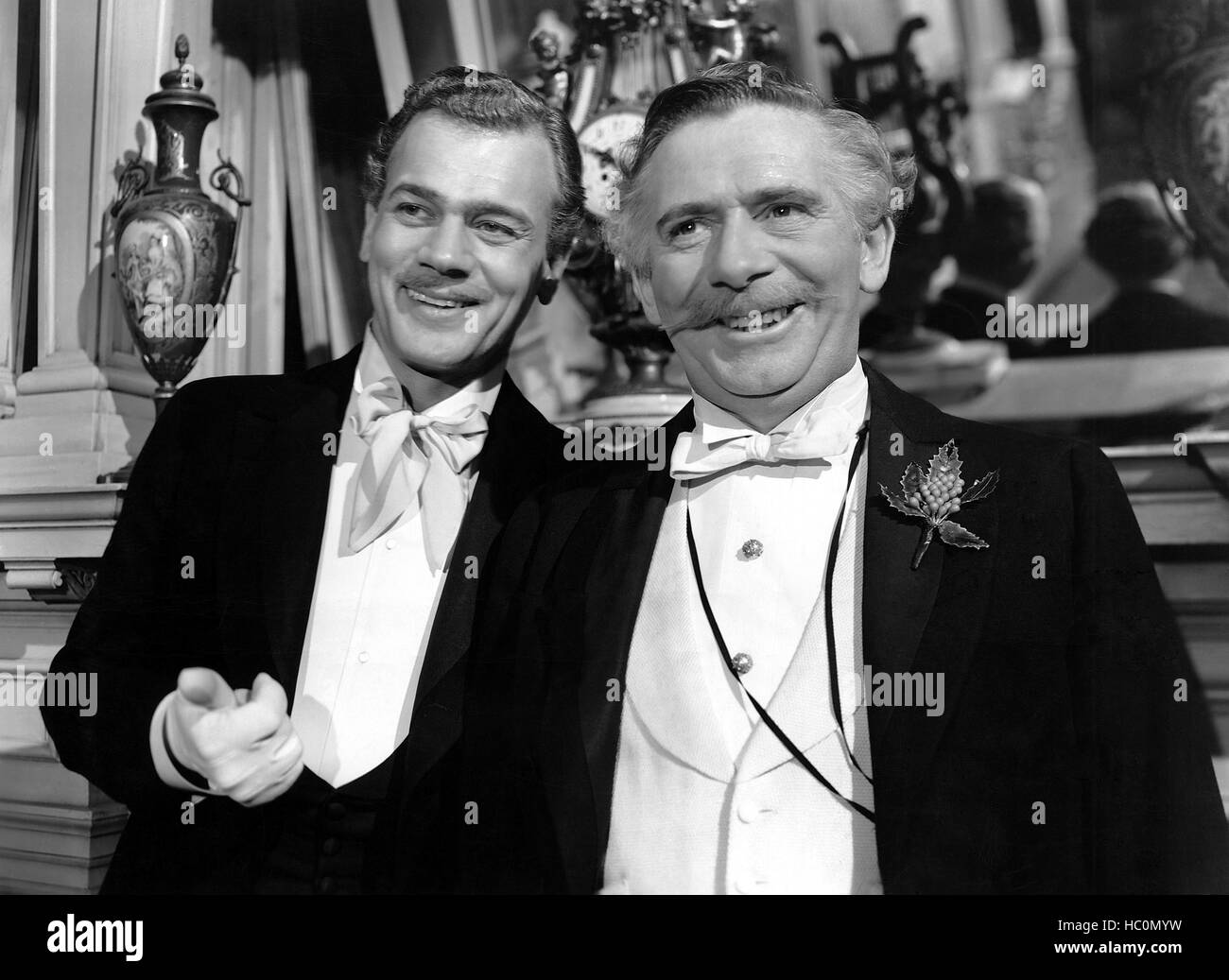 THE MAGNIFICENT AMBERSONS, Joseph Cotten, Ray Collins, 1942 Stock Photo