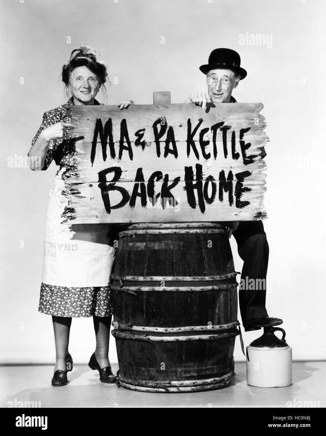 MA AND PA KETTLE BACK ON THE FARM, from left, Marjorie Main, Percy