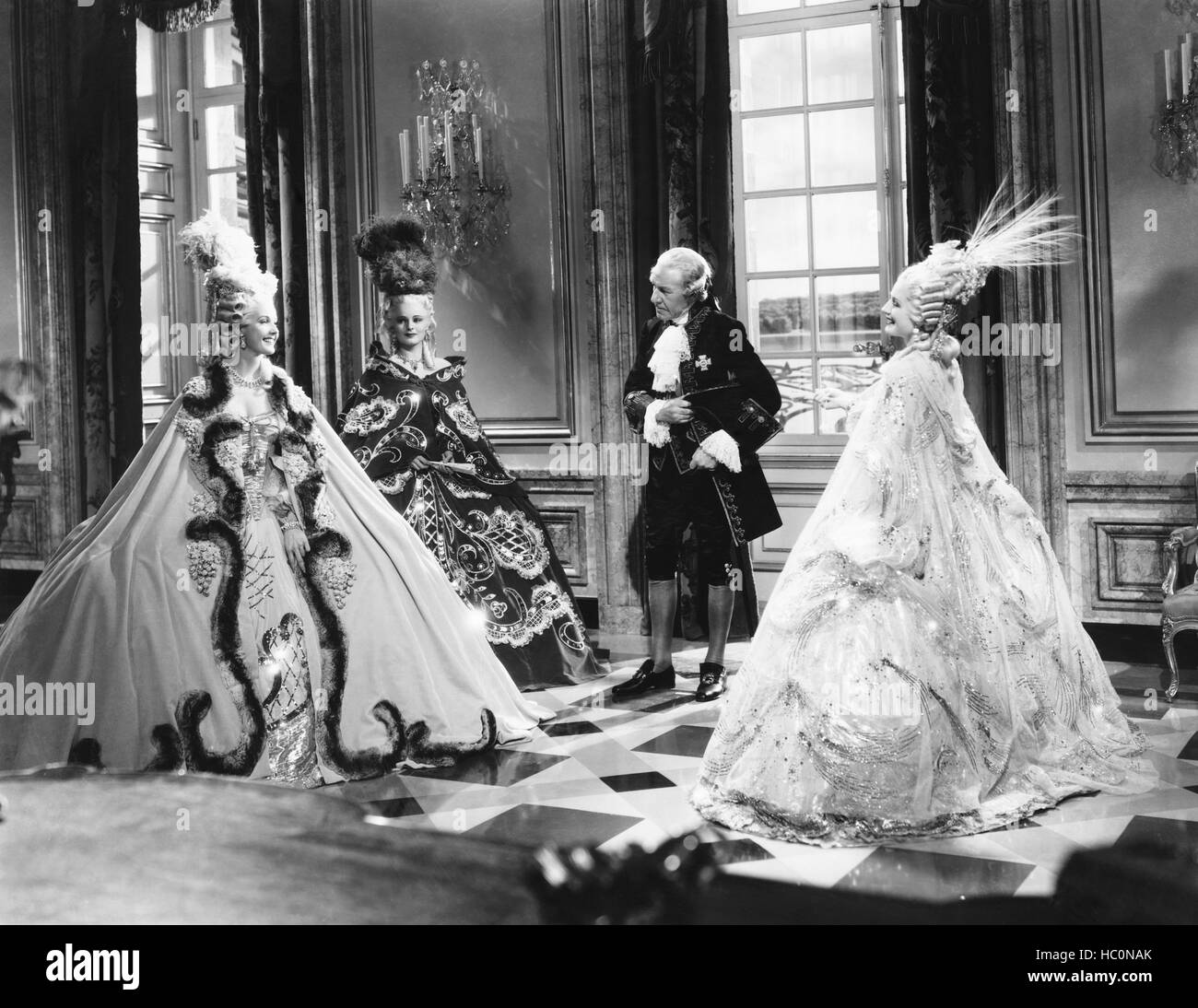 MARIE ANTOINETTE, from left, Anita Louise, Ruth Hussey, Henry ...