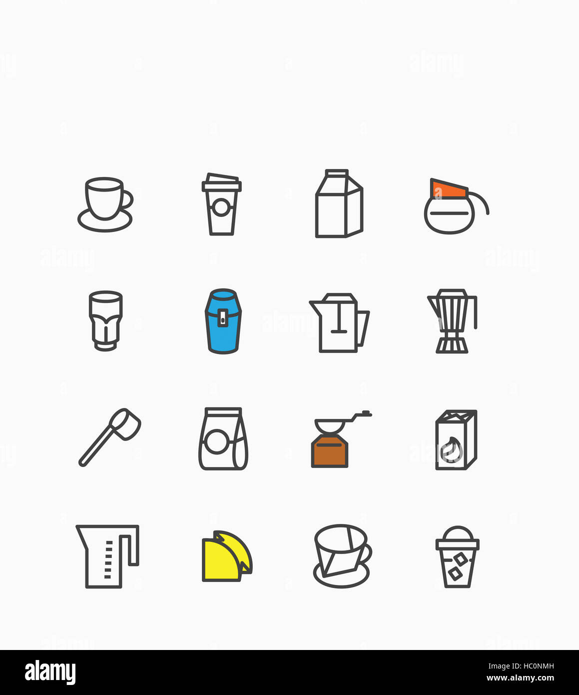 Simple cafe icon hi-res stock photography and images - Alamy