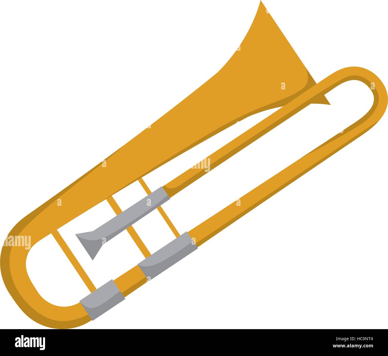 trumpet music instrument Stock Vector Image & Art - Alamy
