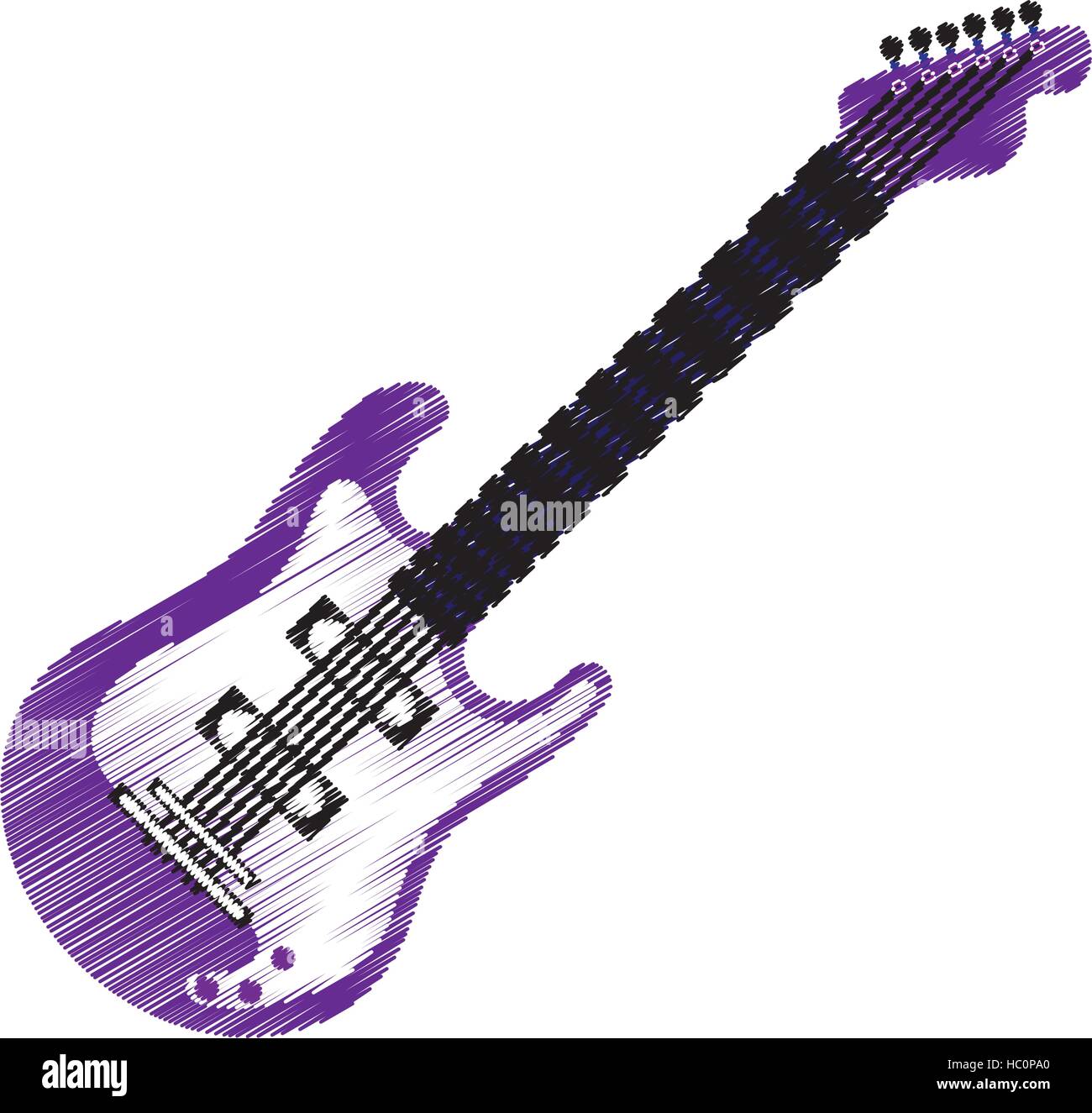 Electric guitar music instrument Stock Vector Image & Art - Alamy