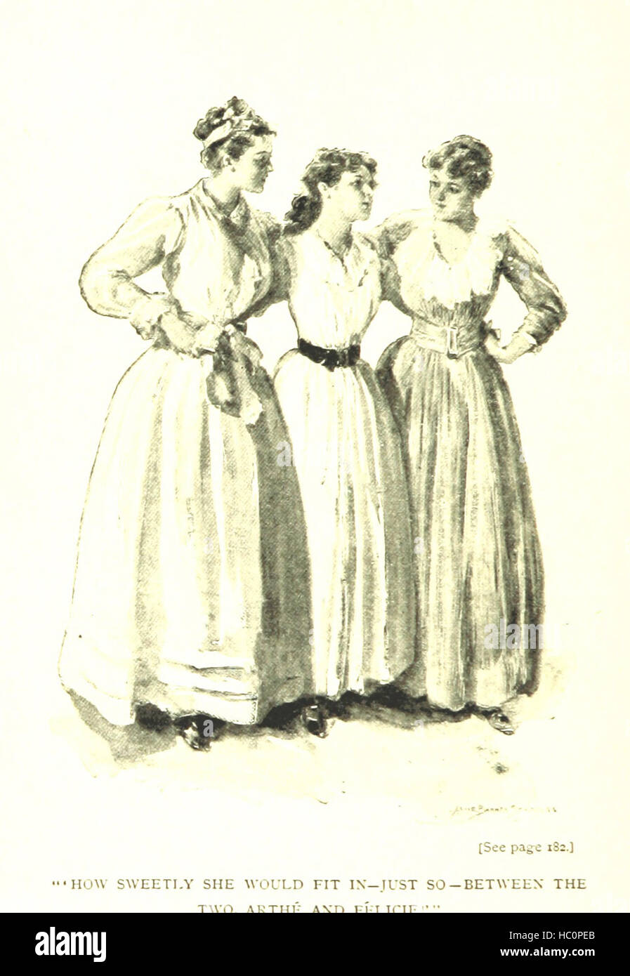 Image taken from page 12 of 'The Story of Babette, a little Creole girl, etc' Image taken from page 12 of 'The Story of Babette, Stock Photo