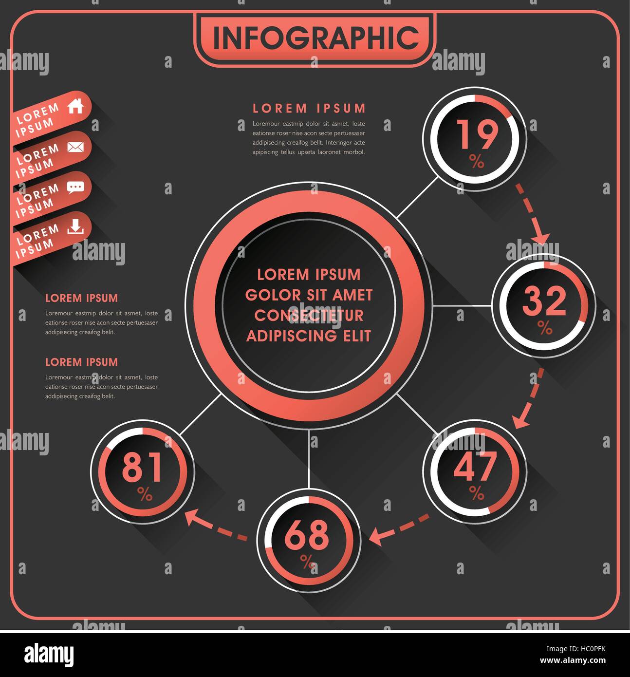 modern vector abstract infographic elements design Stock Vector Image ...