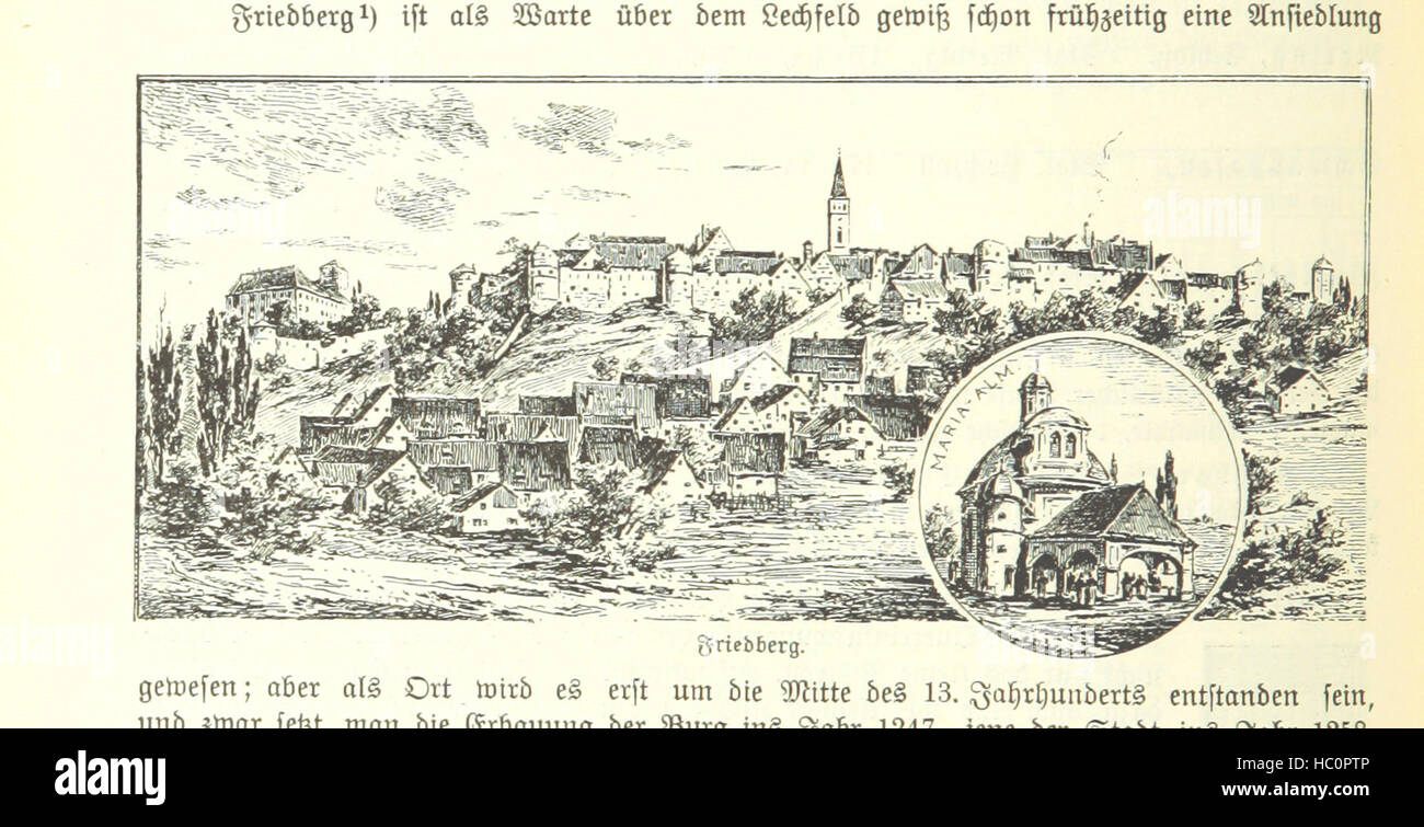 Image taken from page 292 of 'Geographisch-historisches Handbuch von Bayern' Image taken from page 292 of 'Geographisch-historisches Handbuch von Bayern' Stock Photo