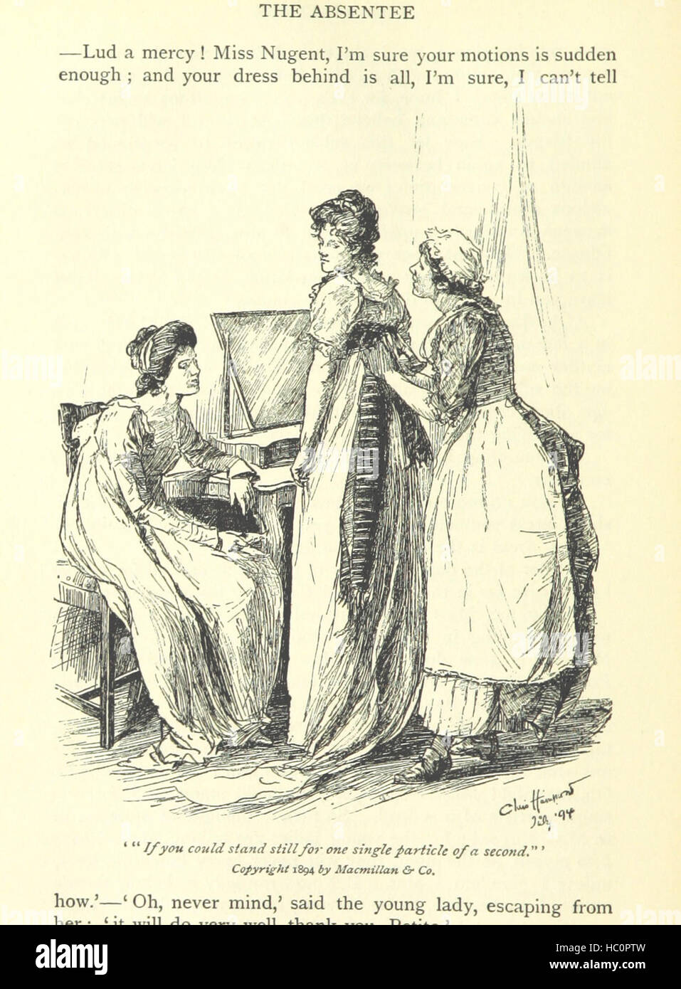 Image taken from page 232 of 'Castle Rackrent and The Absentee ... With an introduction by Anne Thackeray Ritchie' Image taken from page 232 of 'Castle Rackrent and The Stock Photo