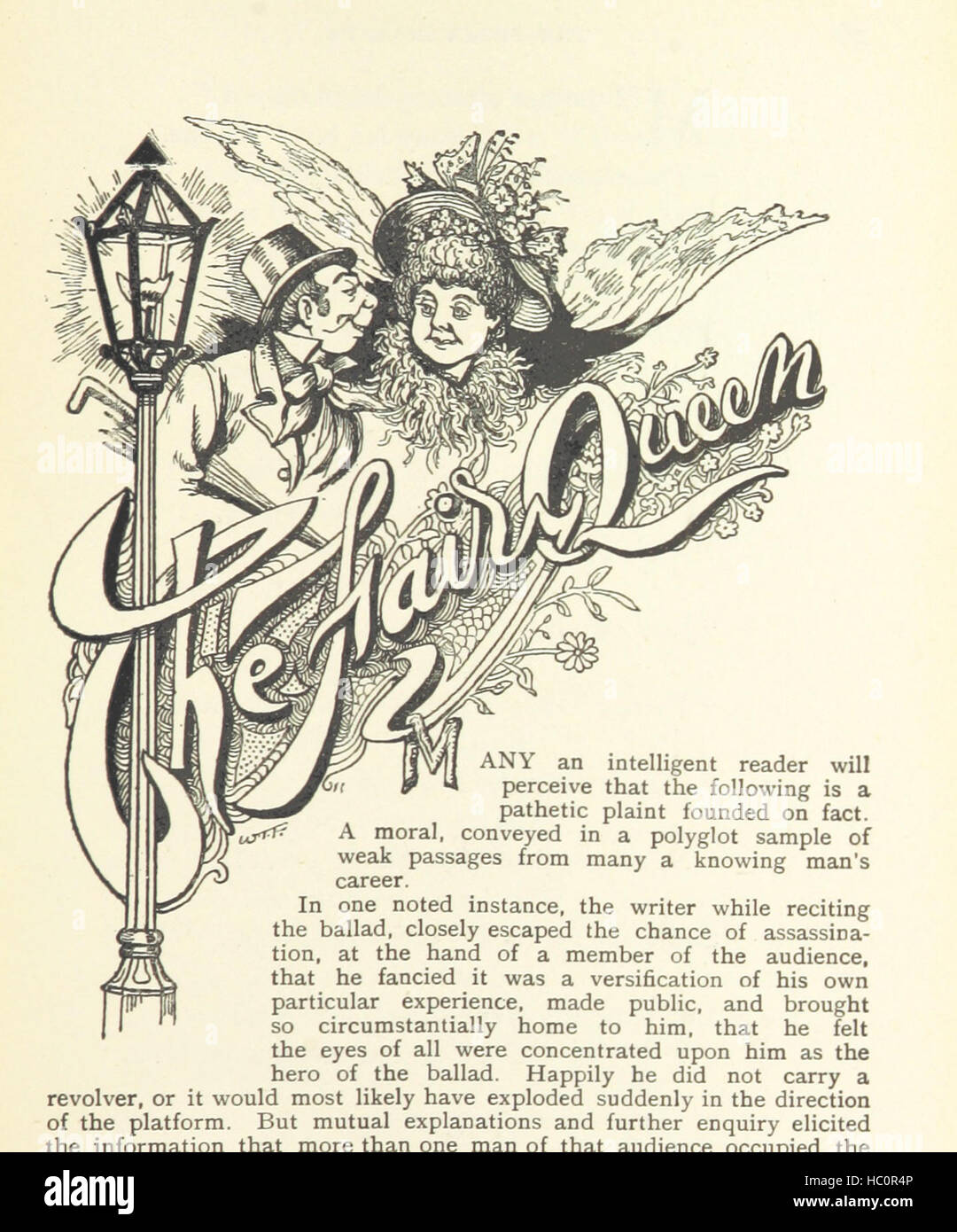 Image taken from page 57 of 'The Spook Ballads, etc' Image taken from page 57 of 'The Spook Ballads, etc' Stock Photo