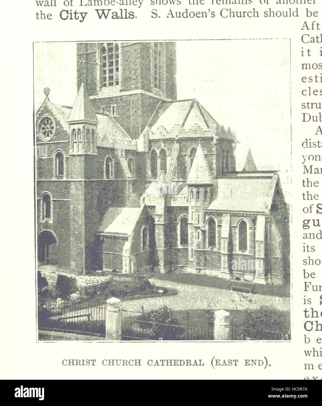 Image taken from page 64 of 'The Dictionary of Dublin, being a comprehensive guide to the city and its neighbourhood ... Illustrated by numerous photographs taken by the authors' Image taken from page 64 of 'The Dictionary of Dublin, Stock Photo