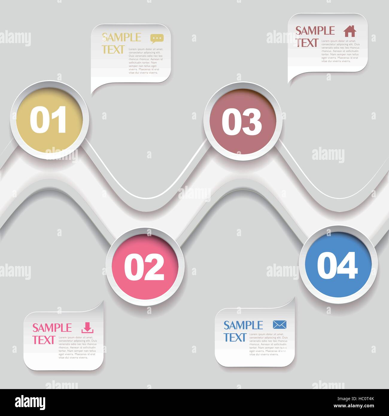 vector abstract 3d paper infographic elements Stock Vector Image & Art ...