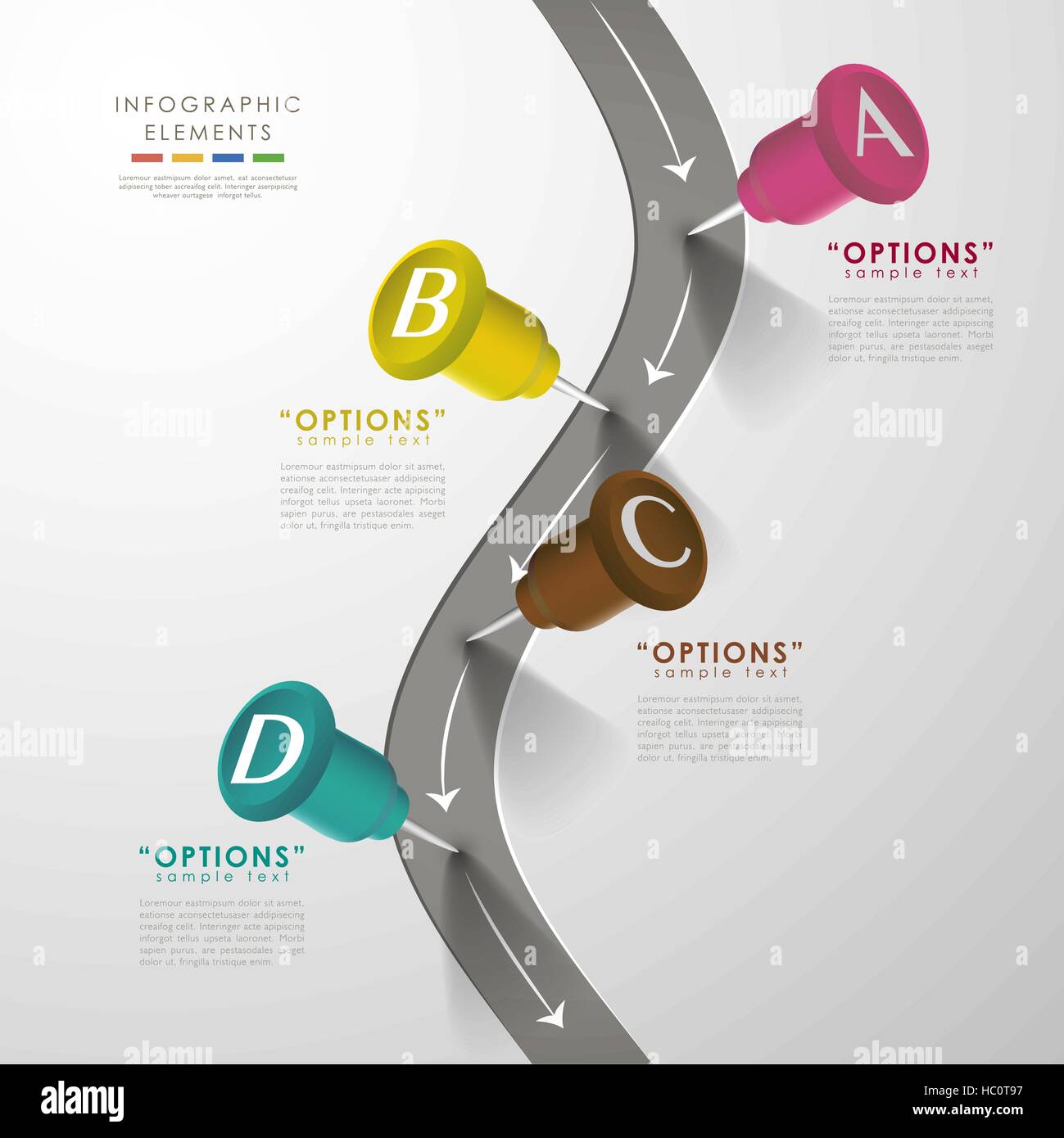 vector abstract infographic elements Stock Vector Image & Art - Alamy