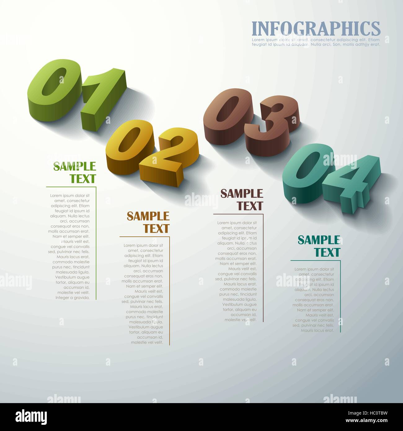 abstract 3d infographic elements Stock Vector Image & Art - Alamy