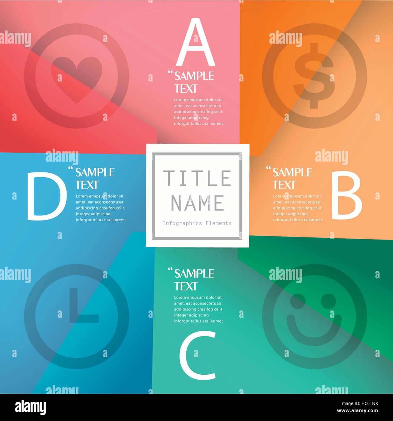 colorful modern vector abstract infographic elements Stock Vector Image ...