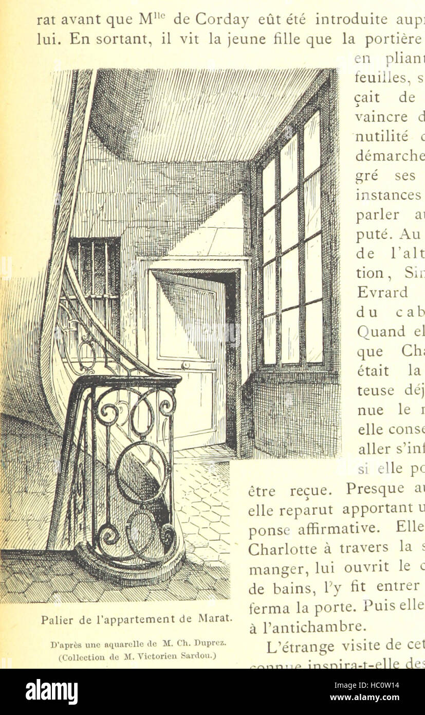 Image taken from page 253 of 'Paris révolutionnaire. Ouvrage illustré de 60 dessins et plans inédits d'après des documents originaux' Image taken from page 253 of 'Paris révolutionnaire Ouvrage illustré Stock Photo