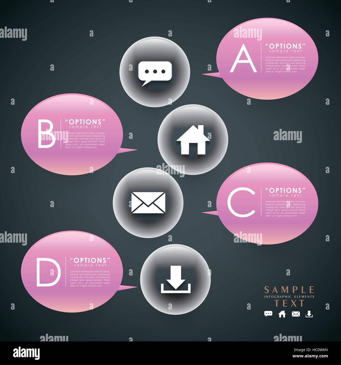 vector abstract infographic elements Stock Vector Image & Art - Alamy