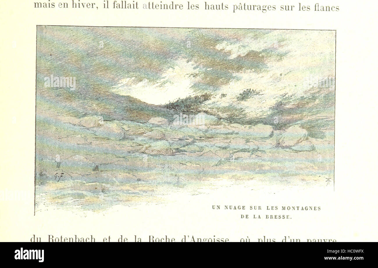Image taken from page 337 of 'Les Montagnes de France. Les Vosges ... Ouvrage orné de 160 dessins inédits de l'auteur. [With a preface by A. Fournier.]' Image taken from page 337 of 'Les Montagnes de France Stock Photo