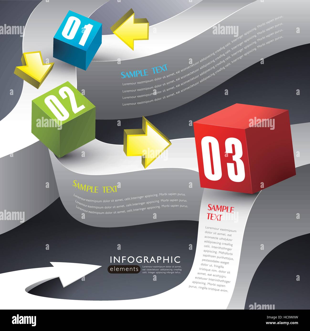 vector abstract 3d box infographic elements Stock Vector Image & Art ...
