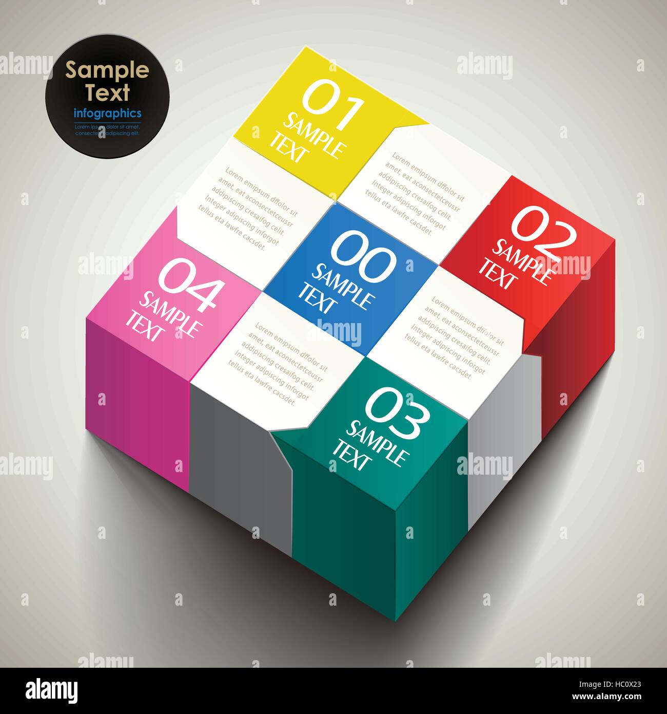 vector abstract 3d box infographic elements Stock Vector Image & Art ...