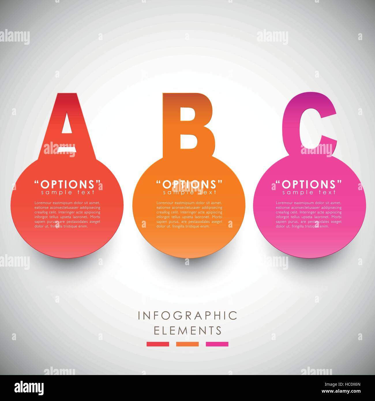 vector abstract 3d paper infographic elements Stock Vector Image & Art ...