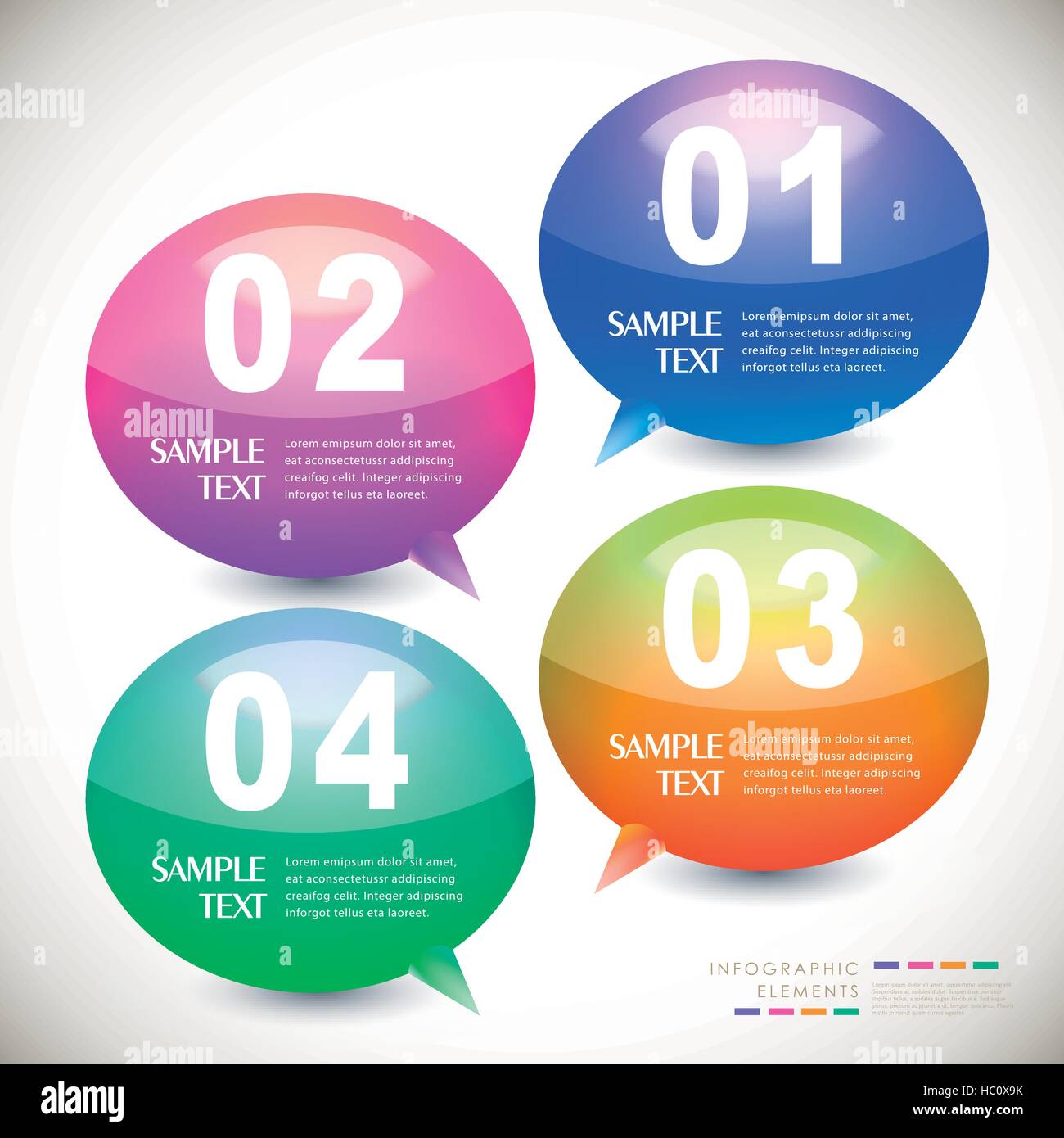 vector abstract infographic elements Stock Vector Image & Art - Alamy