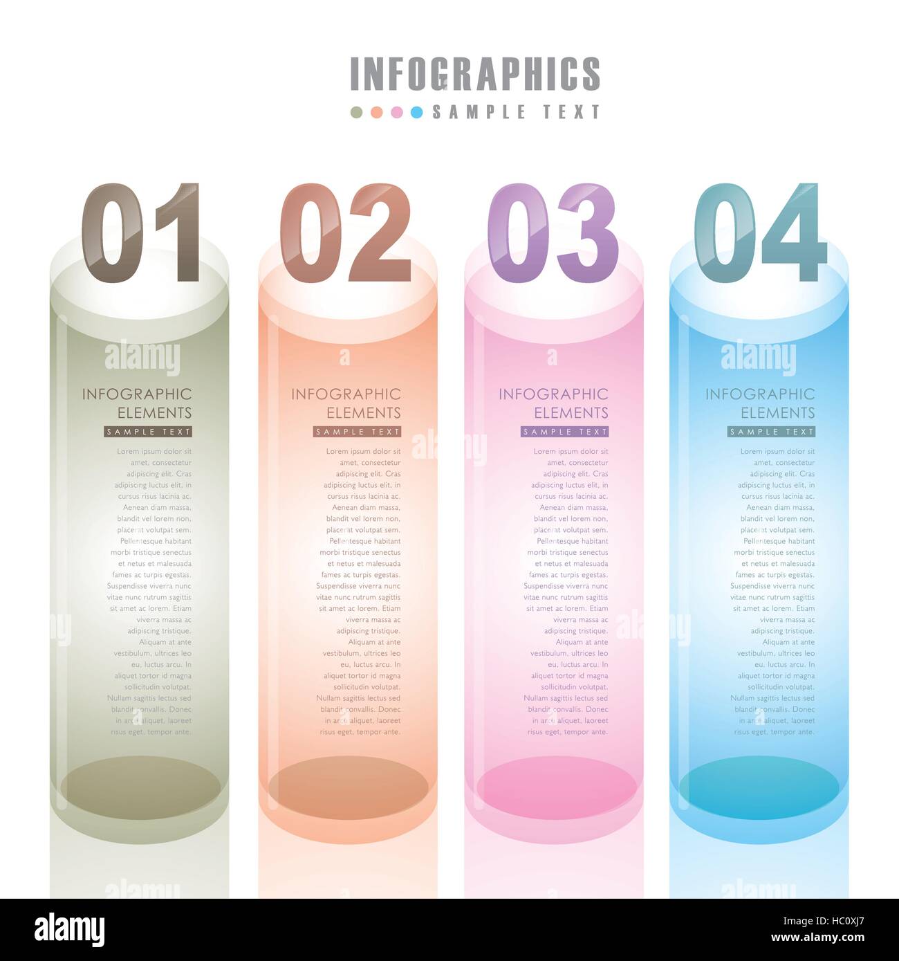 3d cylinder infographic elements Stock Vector Image & Art - Alamy