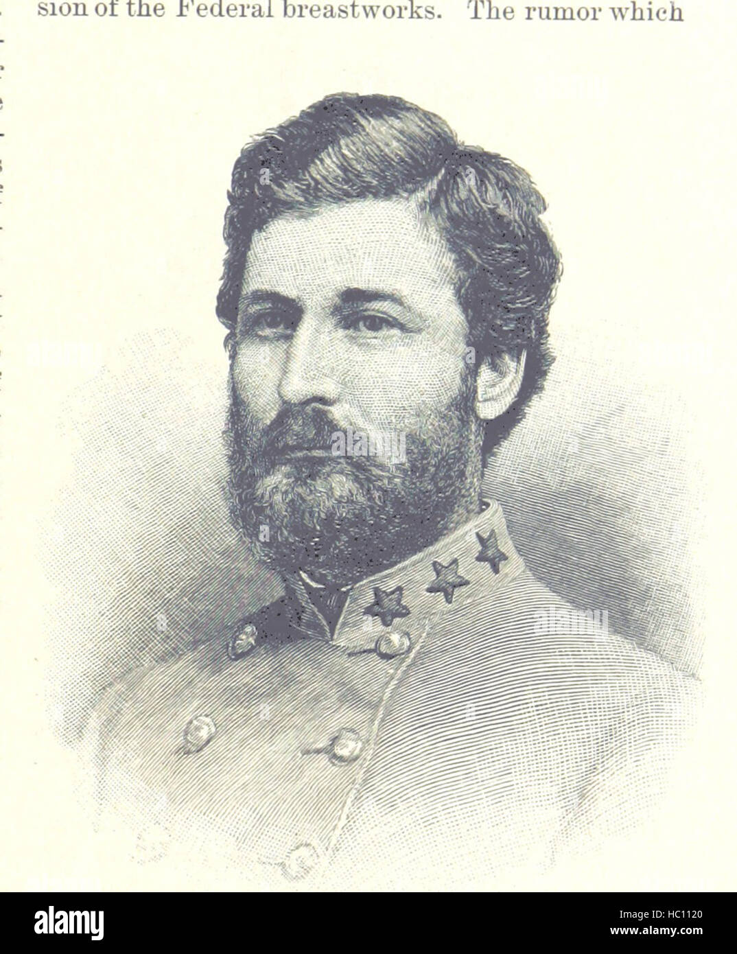 Image taken from page 263 of 'Battles and Leaders of the Civil War, being for the most part contributions by Union and Confederate officers, based upon “the Century War Series.” Edited by R. U. J. and C. C. B., etc. [Illustrated.]' Image taken from page 263 of 'Battles and Leaders of Stock Photo