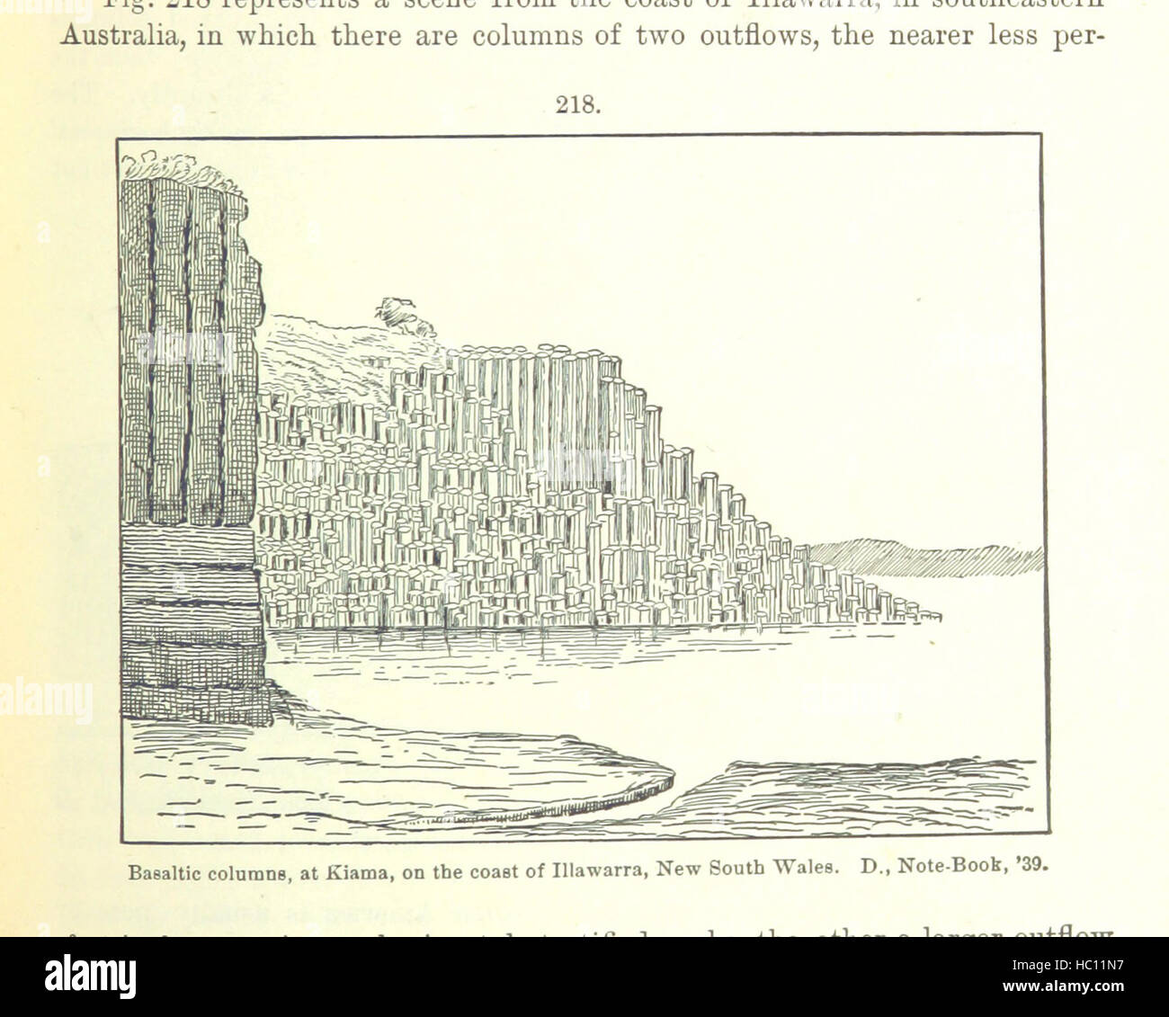 Lewis Documenting Rocks Page 271 from 'Manual of Geology' showing text and diagrams documenting ...