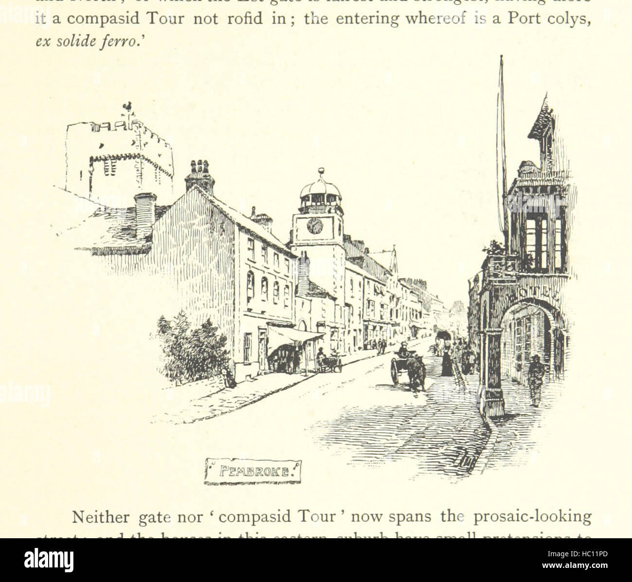 Image taken from page 87 of 'Nooks and Corners of Pembrokeshire. Drawn and described by H. T. Timmins. L.P' Image taken from page 87 of 'Nooks and Corners of Stock Photo