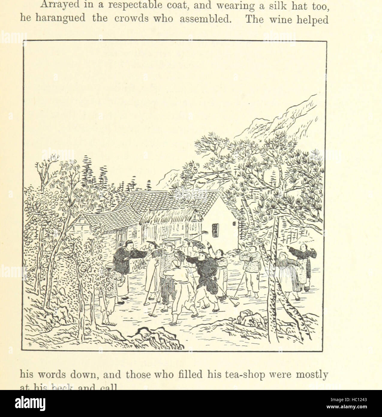 Image taken from page 283 of 'A String of Chinese Peach-Stones. [Sketches of village life in central China. With illustrations.]' Image taken from page 283 of 'A String of Chinese Stock Photo