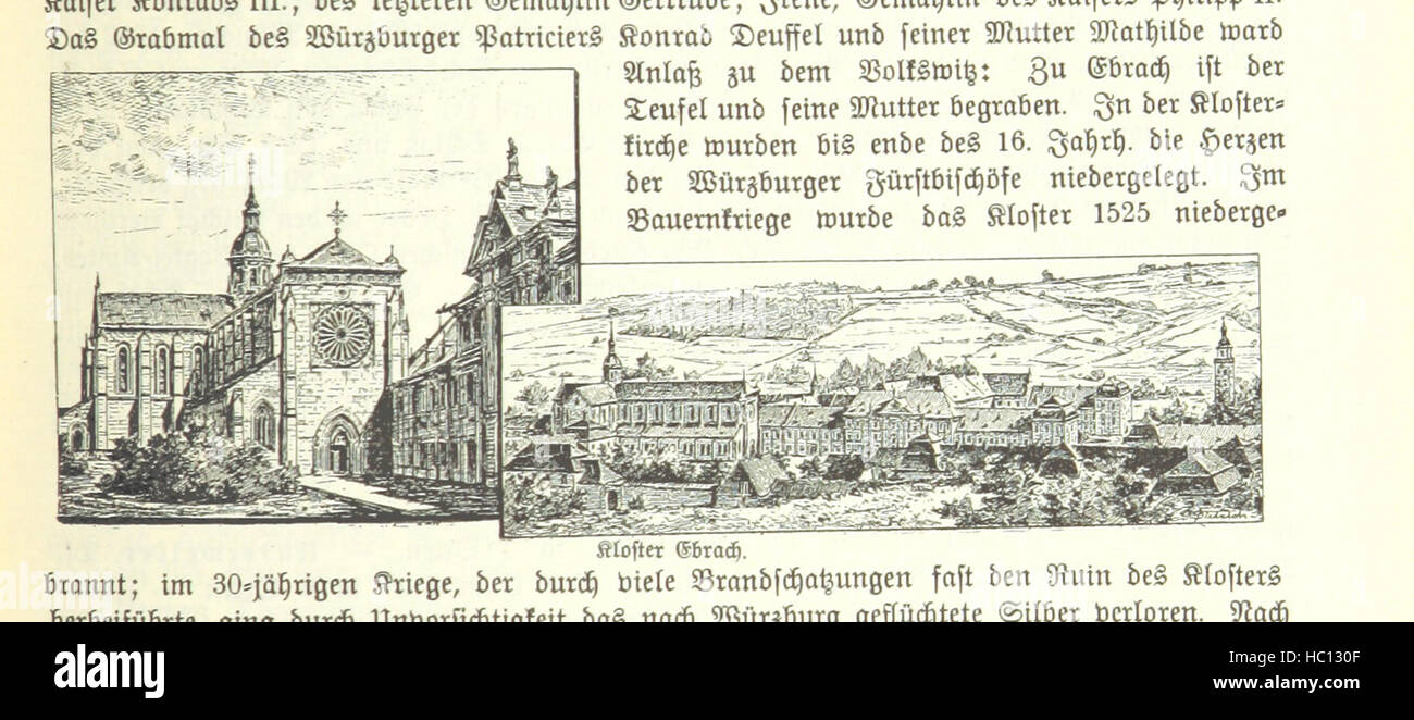 Image taken from page 115 of 'Geographisch-historisches Handbuch von Bayern' Image taken from page 115 of 'Geographisch-historisches Handbuch von Bayern' Stock Photo